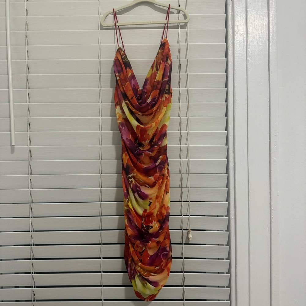 GARAGE RIBBED SHORT DRESS